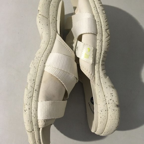 DR.‎ SCHOLL'S ADELLE OPEN-TOE ADJUSTABLE SLIDE SANDALS WHITE 6M-NICE! - Picture 8 of 11